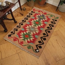 Dywan kilim Maimana 61x92 – z wełny, z Afganistanu
