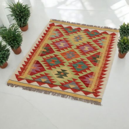 Kilim ręcznie tkany Chobi 64x89 dywan Kilim wełniany afgański