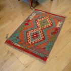 Kilim wełniany 63x90 – ręcznie tkany z Afganistanu