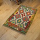 Dywan kilim Maimana 56x87 – ręcznie tkany, etniczny