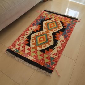   Etniczny dywan kilim Chobi 67x94 – z Afganistanu, autentyczny