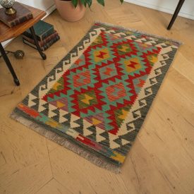 Kilim wełniany 63x90 – z Afganistanu