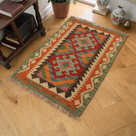 Dywan kilim Chobi 64x91 – ręcznie tkany z Afganistanu