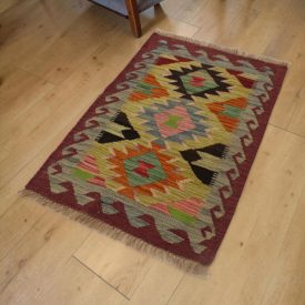Ręcznie tkany kilim 64x93 – z Afganistanu