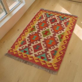 Dywan kilim Chobi 63x94 – ręcznie tkany
