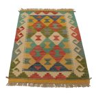 Ręcznie tkany kilim 61x89 – z wełny, z Afganistanu