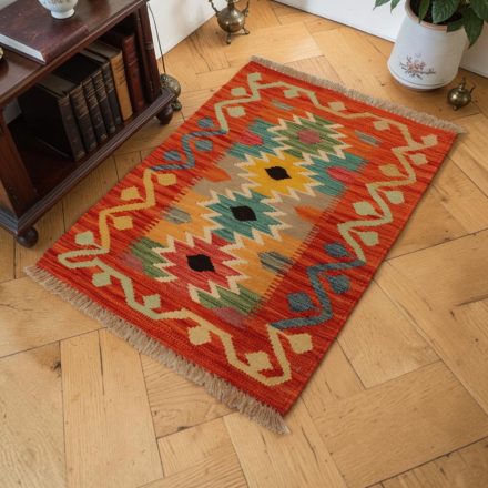 Etniczny dywan kilim Chobi 62x87 – ręcznie tkany z Afganistanu