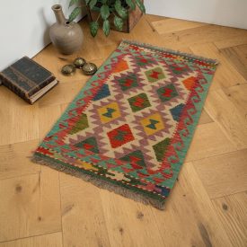 Autentyczny kilim 65x97 – ręcznie tkany, etniczny