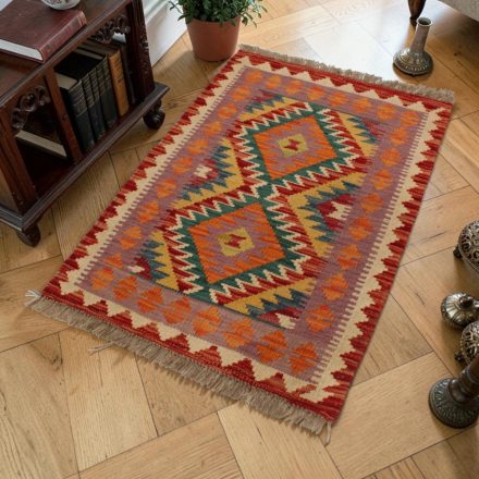 Etniczny dywan kilim Chobi 61x87 – ręcznie tkany