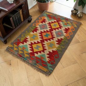 Dywan kilim Maimana 60x87 – ręcznie tkany z Afganistanu