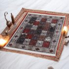 Dywan jedwabny bambusowy SUPERIOR 70x110 elegancki turecki dywan