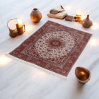 Dywan jedwabny bambusowy SUPERIOR 70x110 elegancki turecki dywan
