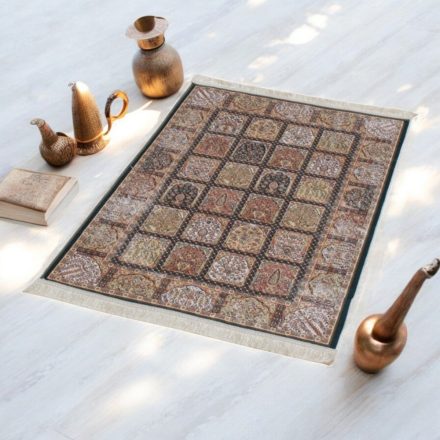 Jedwabny dywan tkany maszynowo ROYAL 70x110 cienki turecki dywan