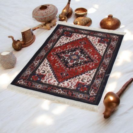 Jedwabny dywan tkany maszynowo ROYAL 70x110 cienki turecki dywan