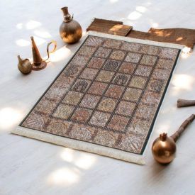   Jedwabny dywan tkany maszynowo ROYAL 70x110 cienki turecki dywan