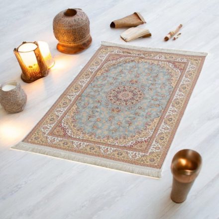 Jedwabny dywan tkany maszynowo ROYAL 70x110 cienki turecki dywan