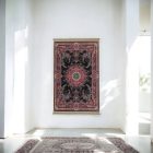 Jedwabny dywan tkany maszynowo SILKEN 70x110 akrylowy dywan turecki