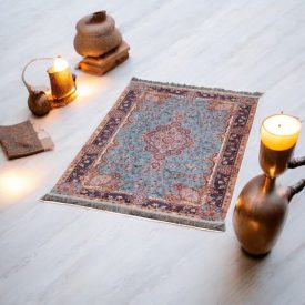   Jedwabny dywan tkany maszynowo SILKEN 70x110 akrylowy dywan turecki