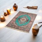 Jedwabny dywan tkany maszynowo SILKEN 70x110 akrylowy dywan turecki