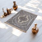 Jedwabny dywan tkany maszynowo SILKEN 70x110 akrylowy dywan turecki