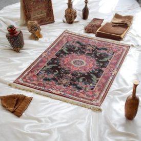   Jedwabny dywan tkany maszynowo SILKEN 70x110 akrylowy dywan turecki