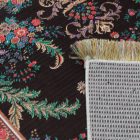 Jedwabny dywan tkany maszynowo SILKEN 70x110 akrylowy dywan turecki