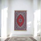 Jedwabny dywan tkany maszynowo SILKEN 70x110 akrylowy dywan turecki