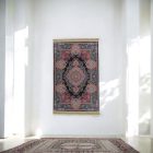 Jedwabny dywan tkany maszynowo SILKEN 70x110 akrylowy dywan turecki