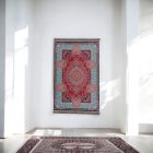 Jedwabny dywan tkany maszynowo SILKEN 70x110 akrylowy dywan turecki