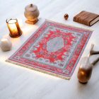 Jedwabny dywan tkany maszynowo SILKEN 70x110 akrylowy dywan turecki