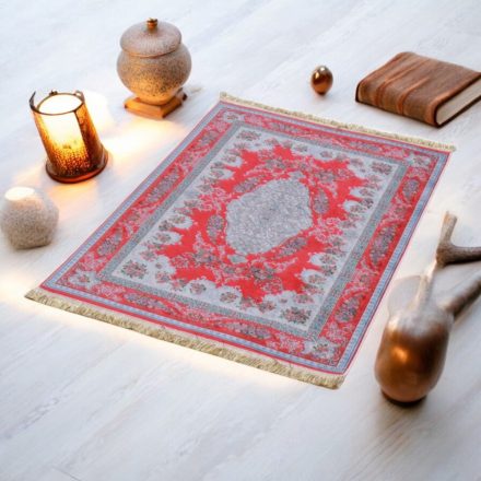 Jedwabny dywan tkany maszynowo SILKEN 70x110 akrylowy dywan turecki
