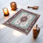 Jedwabny dywan tkany maszynowo SILKEN 70x110 akrylowy dywan turecki