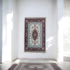 Jedwabny dywan tkany maszynowo SILKEN 70x110 akrylowy dywan turecki