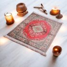 Jedwabny dywan tkany maszynowo SILKEN 70x110 akrylowy dywan turecki