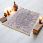 Jedwabny dywan tkany maszynowo SILKEN 70x110 akrylowy dywan turecki
