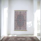 Jedwabny dywan tkany maszynowo SILKEN 70x110 akrylowy dywan turecki