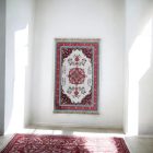 Jedwabny dywan tkany maszynowo SILKEN 70x110 akrylowy dywan turecki