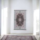 Jedwabny dywan tkany maszynowo SILKEN 70x110 akrylowy dywan turecki