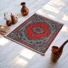 Jedwabny dywan tkany maszynowo SILKEN 70x110 akrylowy dywan turecki