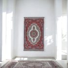 Jedwabny dywan tkany maszynowo SILKEN 70x110 akrylowy dywan turecki