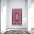 Jedwabny dywan tkany maszynowo SILKEN 70x110 akrylowy dywan turecki