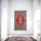 Jedwabny dywan tkany maszynowo SILKEN 70x110 akrylowy dywan turecki