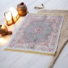 Jedwabny dywan tkany maszynowo SILKEN 70x110 akrylowy dywan turecki