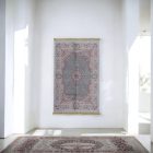 Jedwabny dywan tkany maszynowo SILKEN 70x110 akrylowy dywan turecki