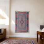 Jedwabny dywan tkany maszynowo SILKEN 70x110 akrylowy dywan turecki