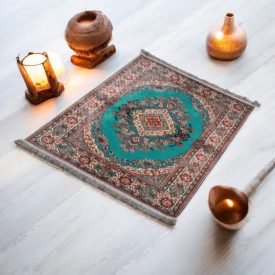   Jedwabny dywan tkany maszynowo SILKEN 70x110 akrylowy dywan turecki