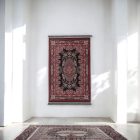 Jedwabny dywan tkany maszynowo SILKEN 70x110 akrylowy dywan turecki