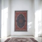 Jedwabny dywan tkany maszynowo SILKEN 70x110 akrylowy dywan turecki