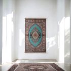 Jedwabny dywan tkany maszynowo SILKEN 70x110 akrylowy dywan turecki