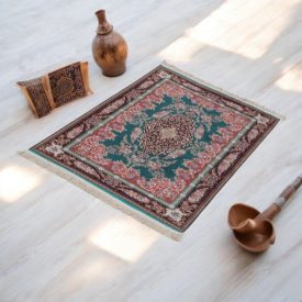   Jedwabny dywan tkany maszynowo SILKEN 70x110 akrylowy dywan turecki